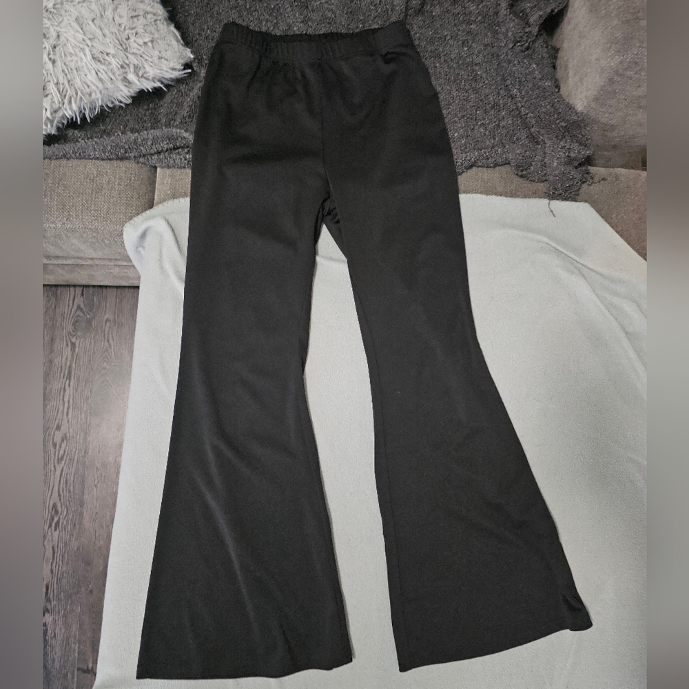 Black Flared Pants